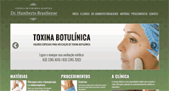 Desktop Screenshot of cirurgiaplasticabrasilia.med.br